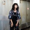 [予約商品] RatHearts(ラットハーツ) Blue Flower Shirts