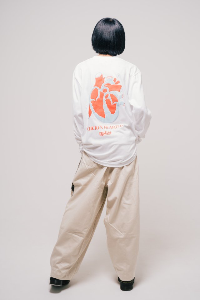 [新春SALE]EFFECTEN(エフェクテン) / chicken hearted L/S Tee