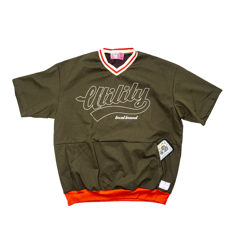 [22aw]EFFECTEN(エフェクテン) / baseball logo football Tee