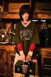 [22aw]EFFECTEN(エフェクテン) / baseball logo football Tee