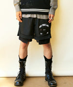 [予約商品2023SS] SEVESKIG/セブシグ/ Iimitation mesh S.F.O Half pants