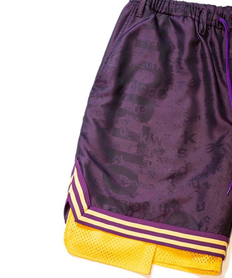 [予約商品2023SS] SEVESKIG/セブシグ/ Iimitation mesh S.F.O Half pants