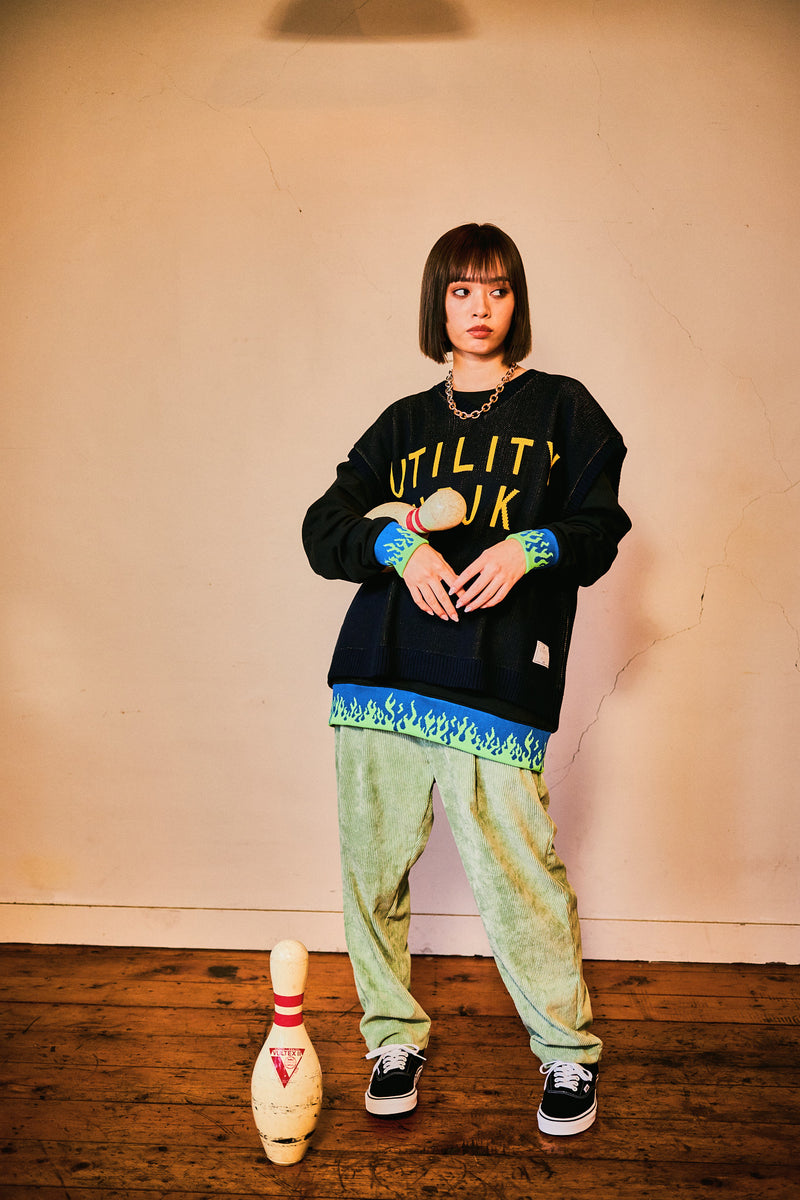 [新春SALE]EFFECTEN(エフェクテン) / corduroy tuck EZ pants