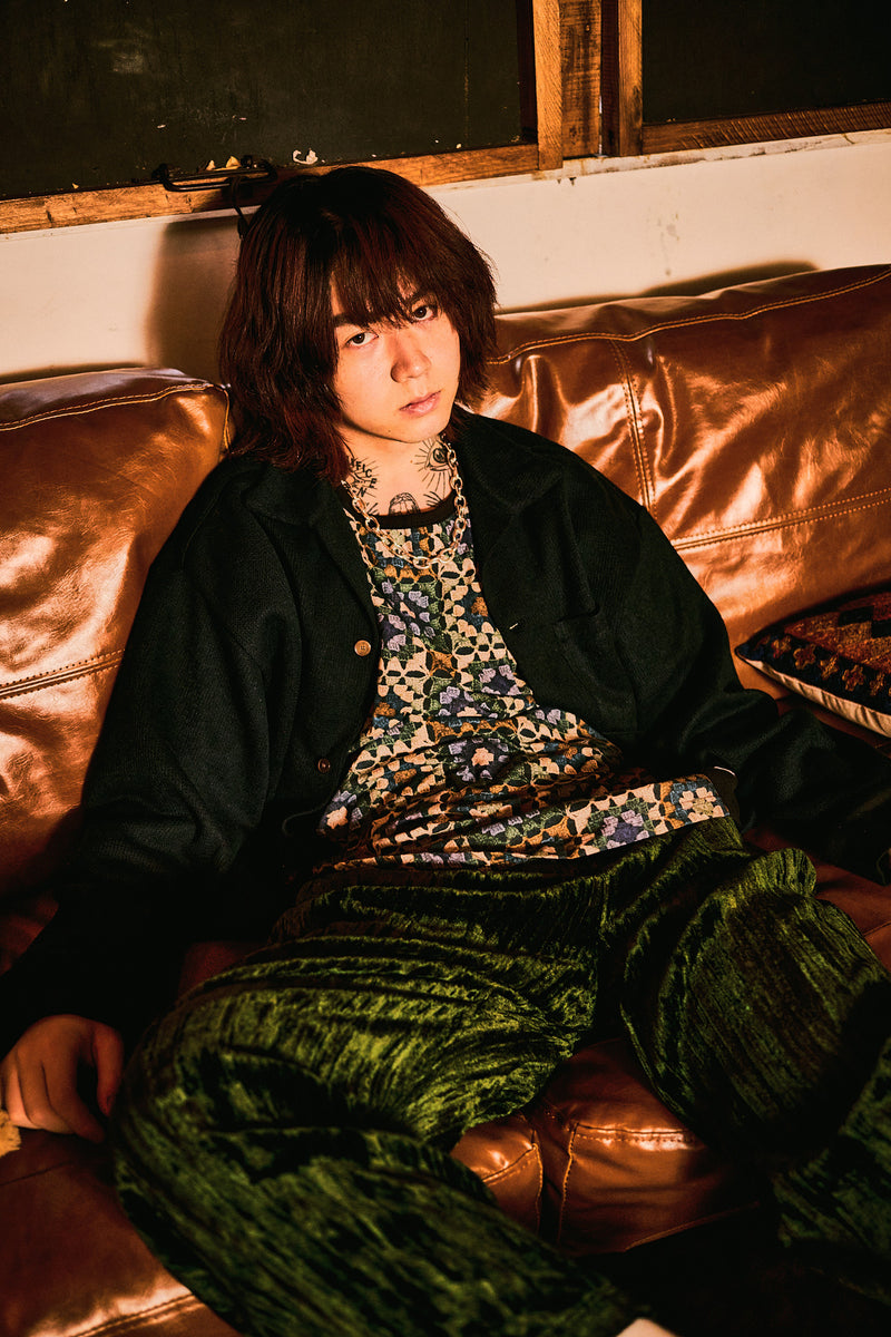 [22aw]EFFECTEN(エフェクテン) / crochet switching L/S Tee
