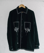 [予約商品] GUELL / 刺繍wool shirt