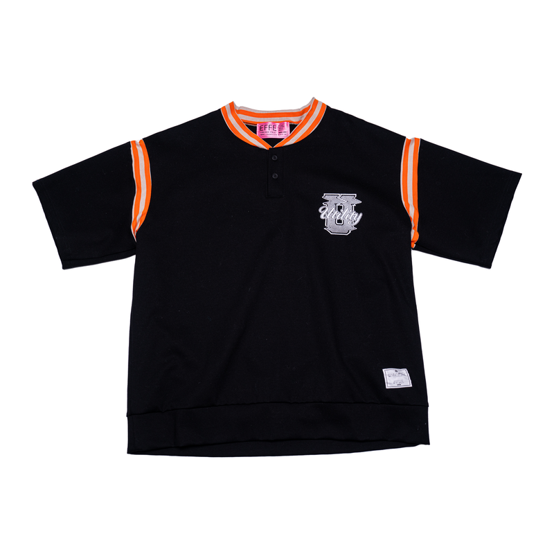 [2023Spring] EFFECTEN(エフェクテン) / U baseball henley neck s/s Tee