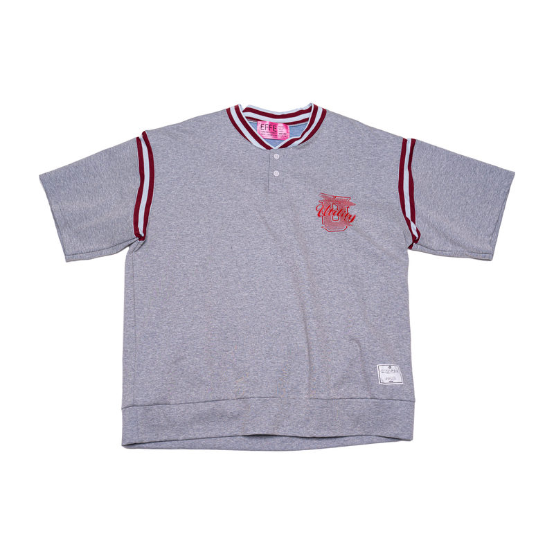 [2023Spring] EFFECTEN(エフェクテン) / U baseball henley neck s/s Tee