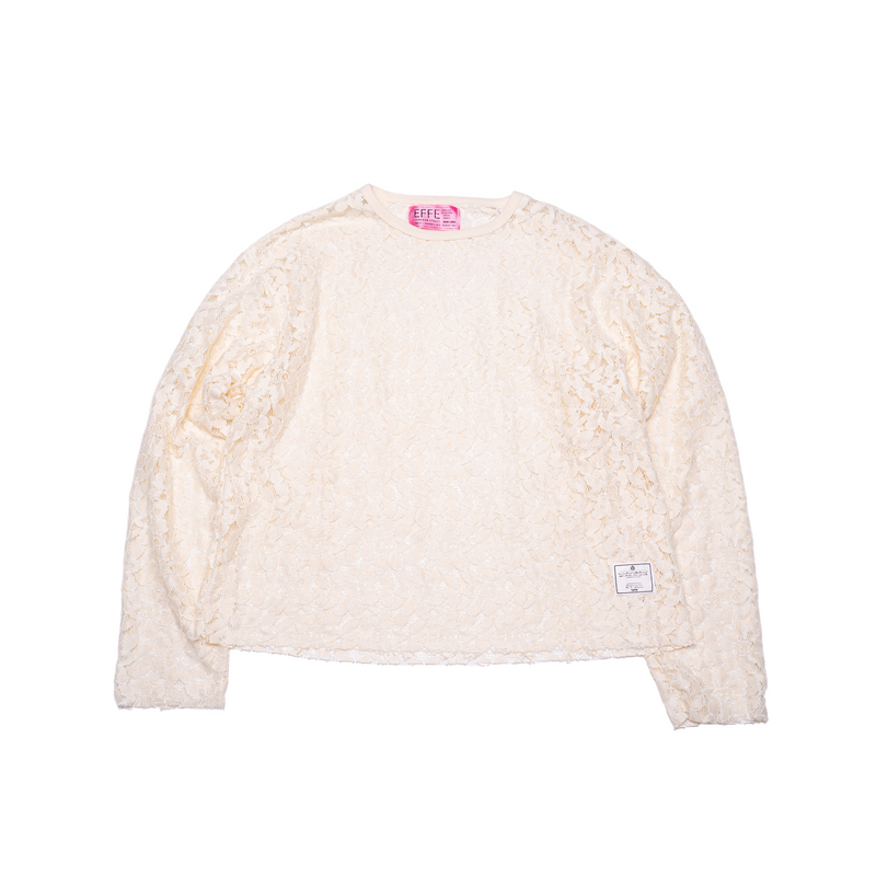 [2023Spring] EFFECTEN(エフェクテン) / flower lace cutsew