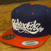 RAKUGAKI RAKUGAKI Main logo Snap Back Cap NAVY×RED/ネイビー×レッド