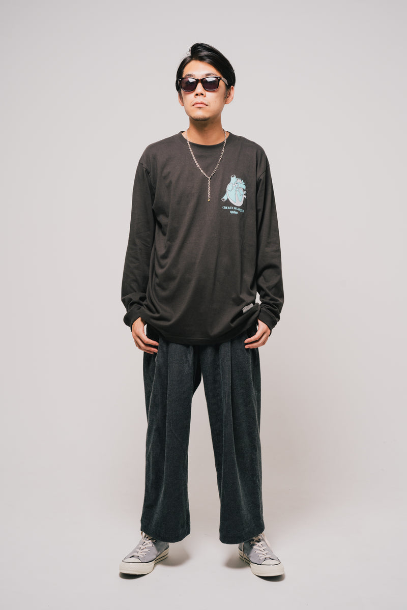 [新春SALE] EFFECTEN(エフェクテン) / corduroy wide tuck pants
