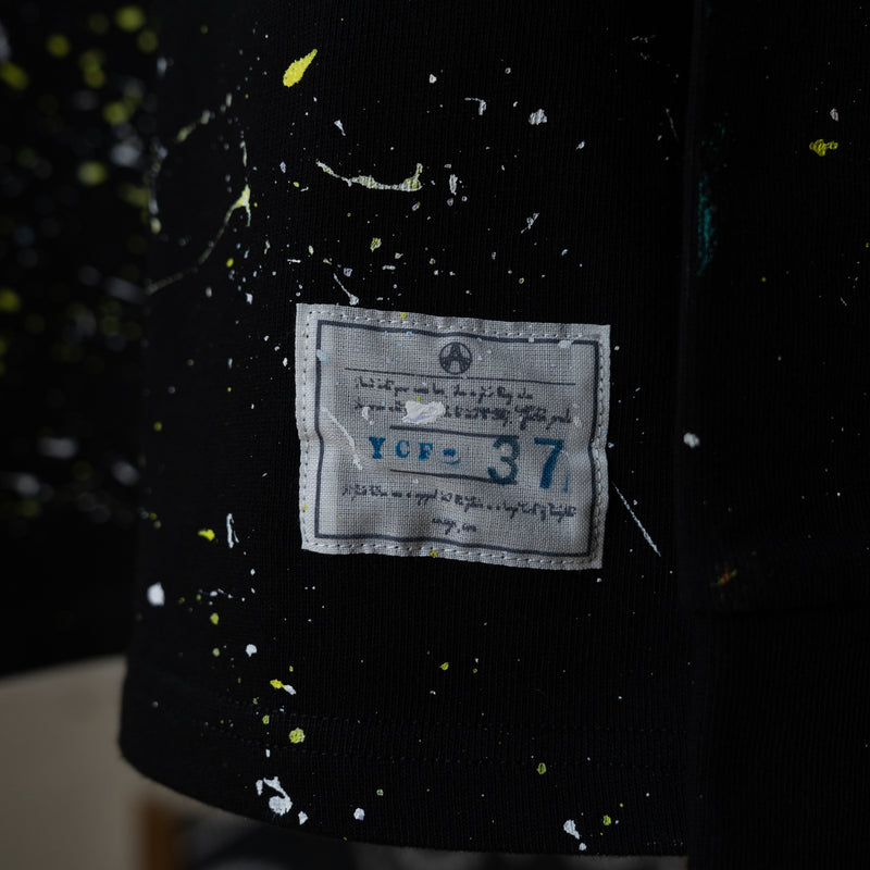 [YCF] EFFECTEN(エフェクテン) / Ycf-37 paint embroidery L/S Tee