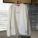 [YCF] EFFECTEN(エフェクテン) / Ycf-38 paint embroidery L/S Tee