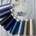 [22aw予約商品] shishumania × EFFECTEN / Embroidery damage denim PT