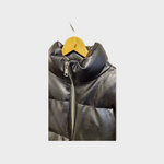U-BY EFFECTEN (ユーバイエフェクテン) faux leather batting jacket
